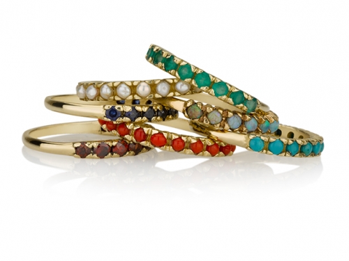 טבעות חבק דקות במגוון שבוצים